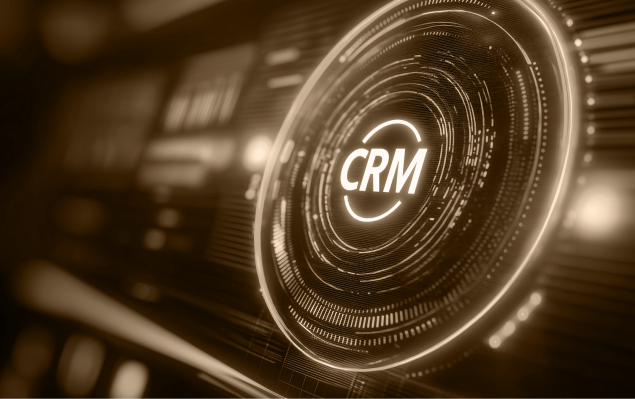 Connected 3D cards showing CRM pipeline — CRM solutions UAE