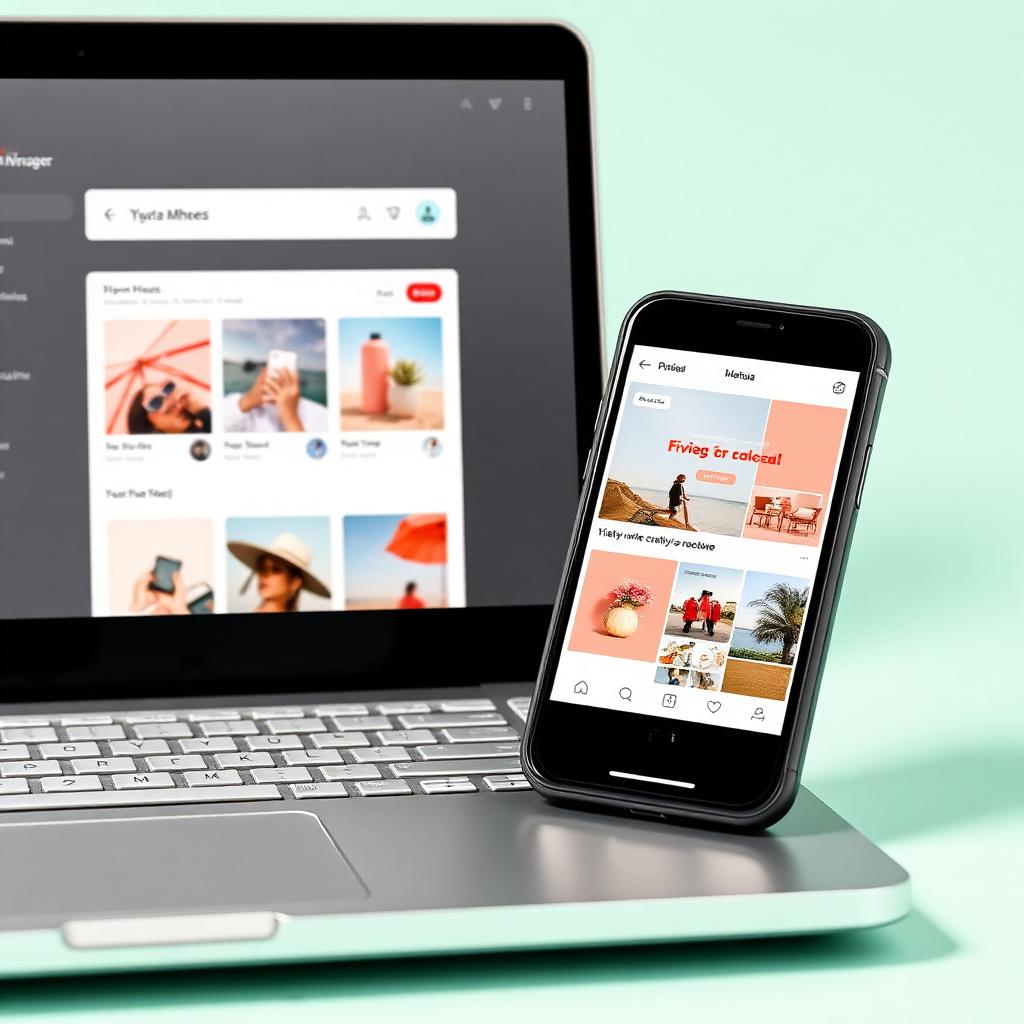 Instagram feed on iPhone next to Meta Ads Manager on laptop — Dubai digital marketing example